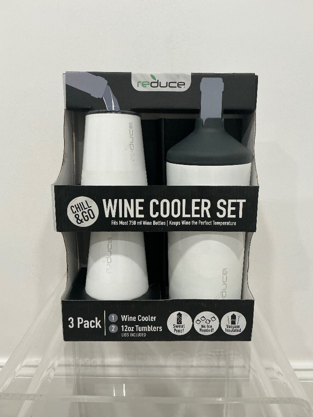 Reduce Wine Cooler Set - White - NEW IN BOX